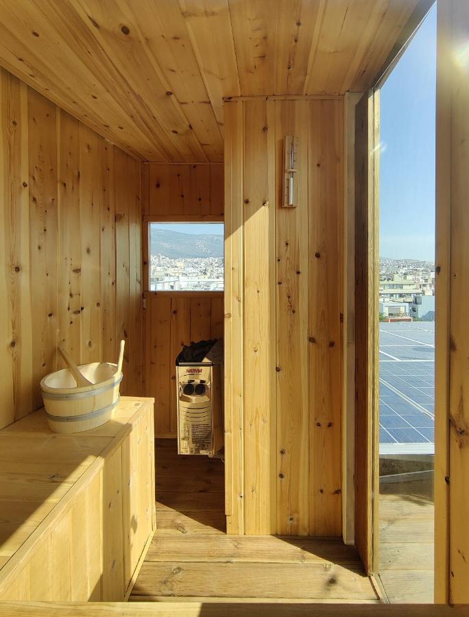 Unique Solar Penthouse With Jacuzzi And Sauna In Central Афіни Екстер'єр фото
